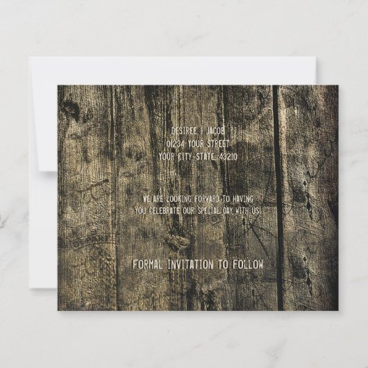 Haushalt Rustikaler Western Kuh Schädel Save the D (Rückseite)