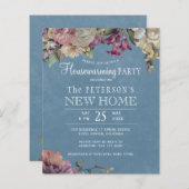 Haushalt rustikales Blumenhaus Party Einladung (Vorne/Hinten)