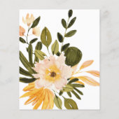 Haushalt Rustikales Brautparty mit Blumenmuster Ei (Rückseite)