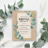 HAUSHALT Rustikales Eukalyptus Kraft-Brautparty