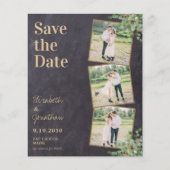 Haushalt Rustikales Foto QR Save the Date (Vorderseite)