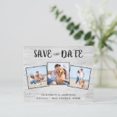 Haushalt Rustikales Holz 3 Fotos Hochzeit speicher (Stehend Vorderseite)