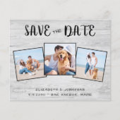 Haushalt Rustikales Holz 3 Fotos Hochzeit speicher (Vorderseite)