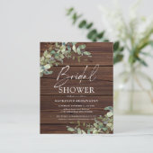 Haushalt Rustisches Eukalyptus-Brautparty (Stehend Vorderseite)