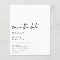 HAUSHALT Save the Date Einladung Flyer