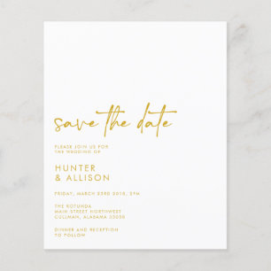 HAUSHALT Save the Date Einladung Flyer