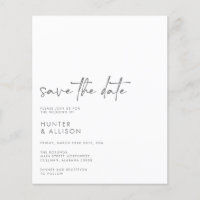 HAUSHALT Save the Date Einladung Flyer
