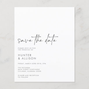 HAUSHALT Save the Date Einladung Flyer