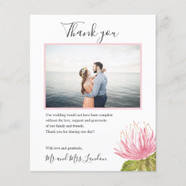 HAUSHALT Schönes rosa grüne Blume Foto vielen Dank