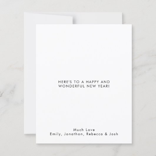 HAUSHALT Schwarzes Gold Glitzer Skript glücklich N (Rückseite)