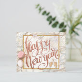 HAUSHALT Script Champagne Balloons Frohes Neues Ja (Stehend Vorderseite)