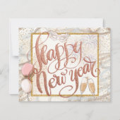 HAUSHALT Script Champagne Balloons Frohes Neues Ja (Vorderseite)