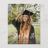 HAUSHALT Sie hat es Minimalistisch Foto Grad Einla (Vorderseite)