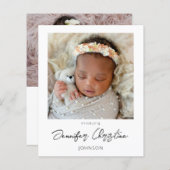 Haushalt Sofortige Ankündigung von zwei Fotos Gebu (Vorne/Hinten)