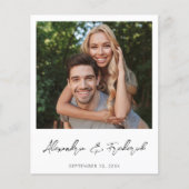 Haushalt Sofortiges Foto 2 Save the Date - weiß (Vorderseite)