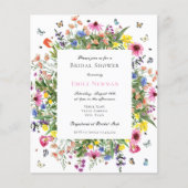 Haushalt Sommer Wildblume Blumenladen Brautparty (Vorderseite)