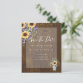 HAUSHALT SPAREN DIE DATEN Rustikale Sonnenblumen L (Stehend Vorderseite)