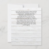 HAUSHALT SPAREN DIE DATEN Rustikale Sonnenblumen L (Rückseite)