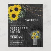 HAUSHALT Süß 16, 16. Geburtstag Blumenladen (Vorderseite)