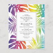 HAUSHALT Tropische schwule Lesben Einladung zur Ho (Vorderseite)