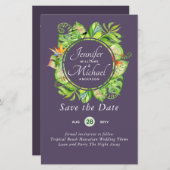 HAUSHALT Tropischer Leaf Hawaiian Luau Hochzeit (Vorne/Hinten)