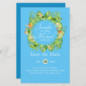 HAUSHALT Tropischer Leaf Hawaiian Luau Hochzeit (Vorne/Hinten)