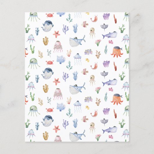 Haushalt unter dem Seeräuberpiel zum Geburtstag (Rückseite)