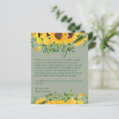 HAUSHALT Vielen Dank für die Vorlagen der Beerdigu (Stehend Vorderseite)