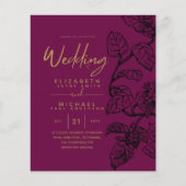 HAUSHALT Vintager Garten Leaf Classic Wedding Einl (Vorderseite)