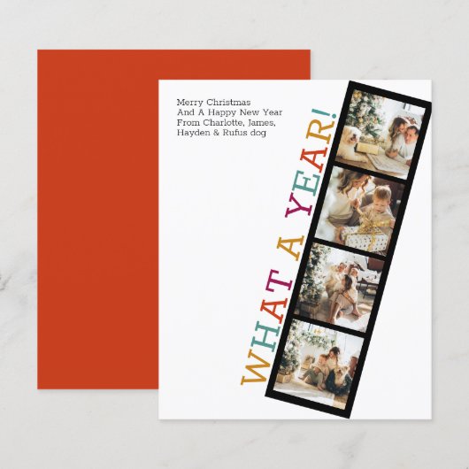 HAUSHALT - Was für ein Foto Weihnachten (Vorne/Hinten)