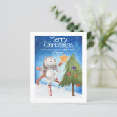 HAUSHALT Weihnachten Bunny Rabbit Dekorationsbaum (Stehend Vorderseite)