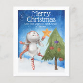 HAUSHALT Weihnachten Bunny Rabbit Dekorationsbaum (Vorderseite)