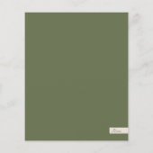 HAUSHALT Weihnachten Rustikales Foto Personalisier (Rückseite)