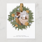 HAUSHALT Weihnachten Rustikales Foto Personalisier (Vorderseite)