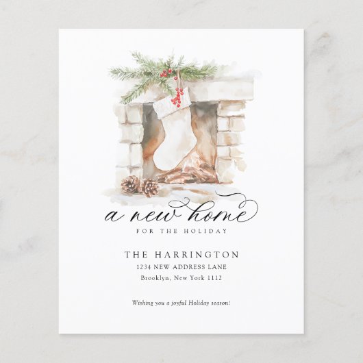 HAUSHALT Weihnachten Strumpf Eine neue Zuhause-Mov (Vorderseite)