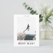 Haushalt Werden Sie mein Trauzeuge Minimalistische (Stehend Vorderseite)