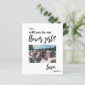 Haushalt werden Sie meine Blume Mädchen Foto Vorsc (Stehend Vorderseite)