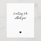 Haushalt werden Sie meine Blume Mädchen Foto Vorsc (Rückseite)