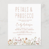 Haushalt Wildblume Petals & Prosecco Brautparty (Vorderseite)