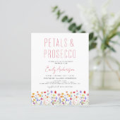 Haushalt Wildblume Petals & Prosecco Brautparty (Stehend Vorderseite)