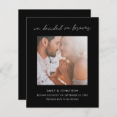 Haushalt Wir entschieden für ewig Foto Schwarze Ve (Vorne/Hinten)