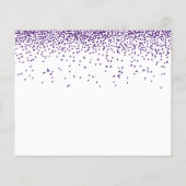 Haushalt Wir entschieden für immer Lila Glitzer Re (Rückseite)