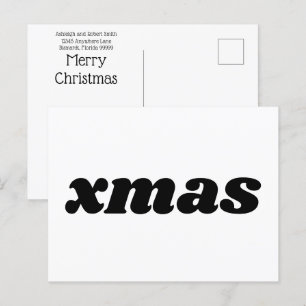 Haushalt Xmas Postkarte