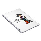 Haushälterin-Spaß Notizblock (Rechte Seite)