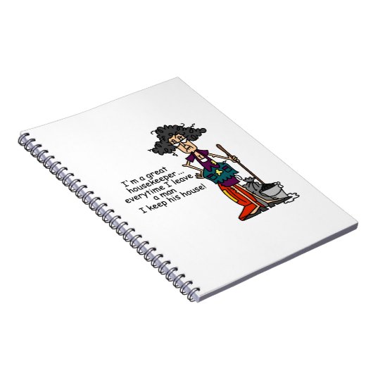 Haushälterin-Spaß Notizblock (Rechte Seite)