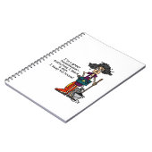 Haushälterin-Spaß Notizblock (Linke Seite)