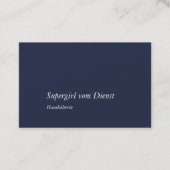 Haushälterin Visitenkarten Visitenkarte (Vorderseite)