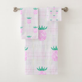 Haushalts-Ananas Badhandtuch Set