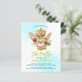 Haushalts-Tiki-Party Einladungen (Stehend Vorderseite)
