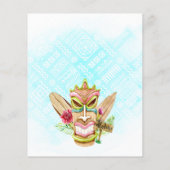 Haushalts-Tiki-Party Einladungen (Rückseite)